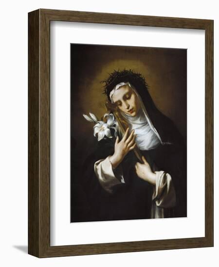 St Catherine of Siena, Late 17th Century-null-Framed Giclee Print