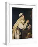 St. Catherine of Siena-Cristofano Allori-Framed Giclee Print