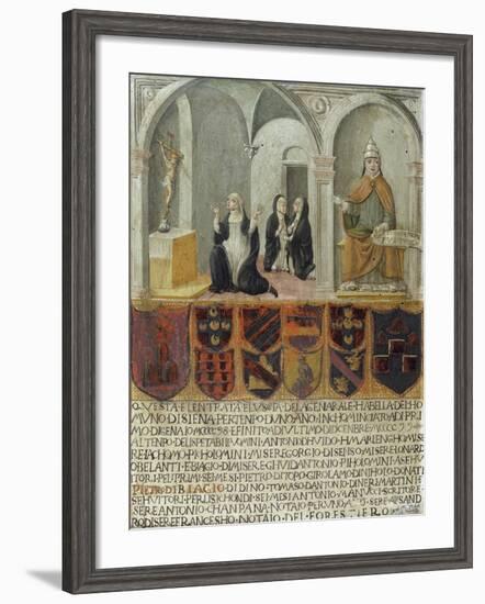 St. Catherine of Siena-null-Framed Giclee Print