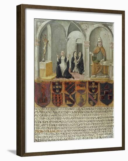 St. Catherine of Siena-null-Framed Giclee Print