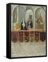 St. Catherine of Siena-null-Framed Stretched Canvas