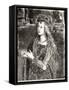 St. Catherine, Possibly a Portrait of Lucrezia Borgia (1480-1519) from the Lives of the Saints-Bernardino di Betto Pinturicchio-Framed Stretched Canvas
