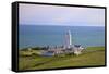 St. Catherine's Lighthouse, Niton, Isle of Wight, England, United Kingdom, Europe-Neil Farrin-Framed Stretched Canvas