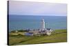 St. Catherine's Lighthouse, Niton, Isle of Wight, England, United Kingdom, Europe-Neil Farrin-Stretched Canvas