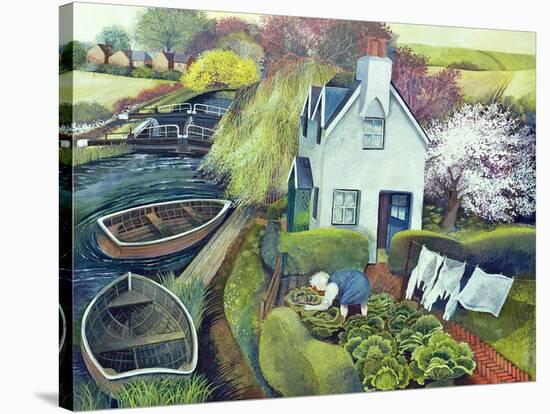 St. Catherine's, Lock Gates-Lisa Graa Jensen-Stretched Canvas