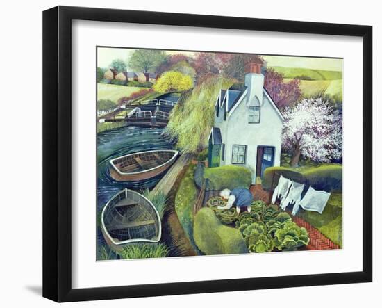 St. Catherine's, Lock Gates-Lisa Graa Jensen-Framed Giclee Print