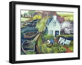 St. Catherine's, Lock Gates-Lisa Graa Jensen-Framed Giclee Print