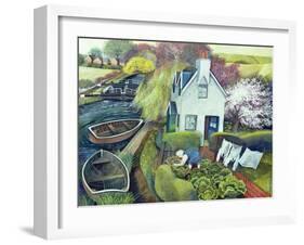 St. Catherine's, Lock Gates-Lisa Graa Jensen-Framed Giclee Print