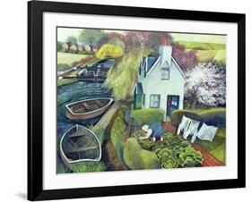 St. Catherine's, Lock Gates-Lisa Graa Jensen-Framed Giclee Print