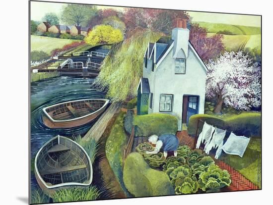 St. Catherine's, Lock Gates-Lisa Graa Jensen-Mounted Giclee Print