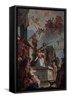 St. Catherine's Martyrdom-Francesco Fontebasso-Framed Stretched Canvas