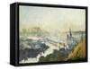 St. Catherine's Mountain, Rouen-Eugène Boudin-Framed Stretched Canvas