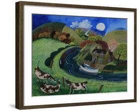 St. Catherine's, Near Shalford, 2013-Lisa Graa Jensen-Framed Giclee Print