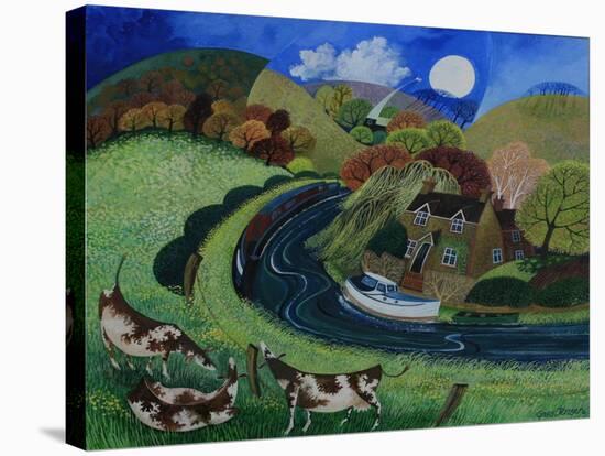 St. Catherine's, Near Shalford, 2013-Lisa Graa Jensen-Stretched Canvas