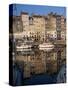 St. Catherine's Quay, Old Harbour, Honfleur, Basse Normandie (Normandy), France-Richard Ashworth-Stretched Canvas