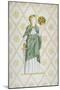 St Catherine, Stained Glass, Church of St Leonard, Heston, Middlesex, 1820-null-Mounted Giclee Print