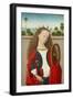 St. Catherine Standing in Front of a Wall-Baseler Schule-Framed Giclee Print