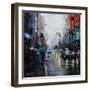 St. Catherine Street Rain-Mark Lague-Framed Art Print