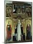 St Catherine Triptych-Ludovico Brea-Mounted Giclee Print
