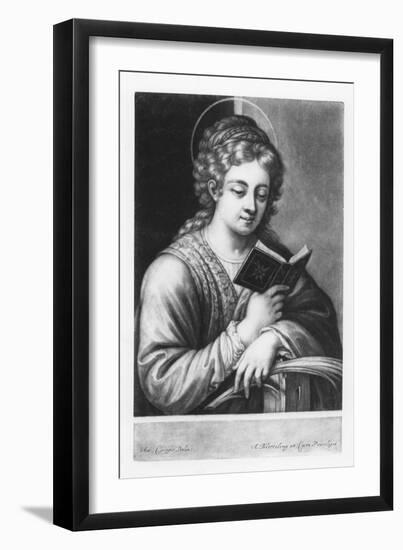 St. Catherine-Correggio-Framed Giclee Print