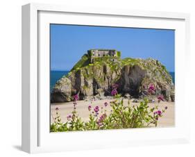 St. Catherines Island, Tenby, Pembrokeshire, Wales, United Kingdom, Europe-Billy Stock-Framed Photographic Print