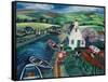 St Catherines Lock-Lisa Graa Jensen-Framed Stretched Canvas