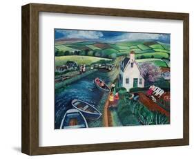 St Catherines Lock-Lisa Graa Jensen-Framed Giclee Print