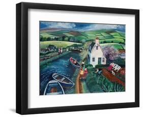 St Catherines Lock-Lisa Graa Jensen-Framed Giclee Print