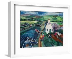 St Catherines Lock-Lisa Graa Jensen-Framed Giclee Print