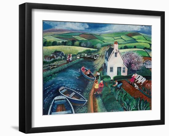 St Catherines Lock-Lisa Graa Jensen-Framed Giclee Print