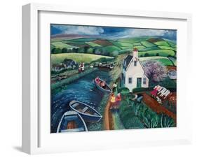 St Catherines Lock-Lisa Graa Jensen-Framed Giclee Print