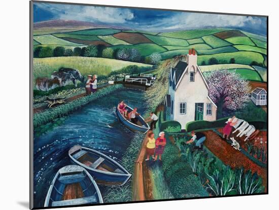 St Catherines Lock-Lisa Graa Jensen-Mounted Giclee Print