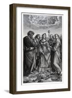 St Cecilia, 1514-Quesnel-Framed Giclee Print