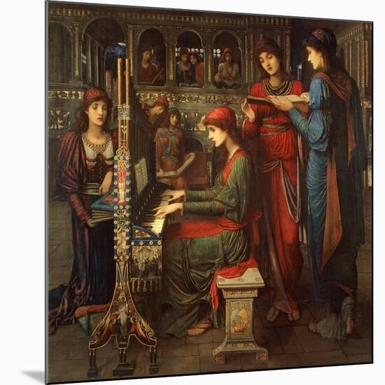 St. Cecilia, 1897-John Melhuish Strudwick-Mounted Giclee Print