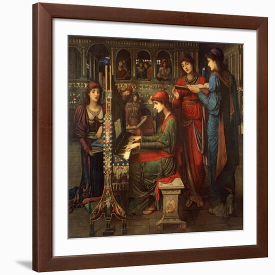 St. Cecilia, 1897-John Melhuish Strudwick-Framed Giclee Print