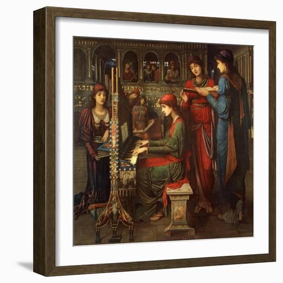 St. Cecilia, 1897-John Melhuish Strudwick-Framed Giclee Print