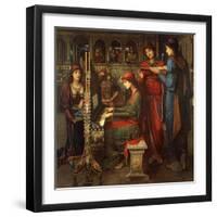 St. Cecilia, 1897-John Melhuish Strudwick-Framed Giclee Print