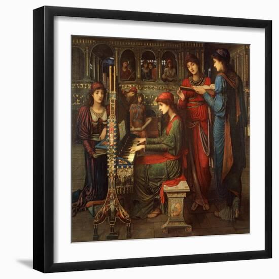 St. Cecilia, 1897-John Melhuish Strudwick-Framed Giclee Print