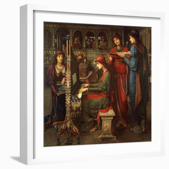 St. Cecilia, 1897-John Melhuish Strudwick-Framed Giclee Print