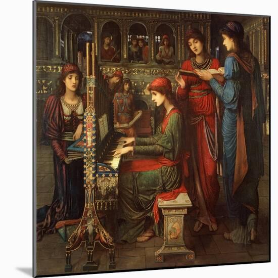 St. Cecilia, 1897-John Melhuish Strudwick-Mounted Giclee Print