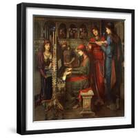 St. Cecilia, 1897-John Melhuish Strudwick-Framed Giclee Print