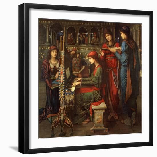 St. Cecilia, 1897-John Melhuish Strudwick-Framed Giclee Print