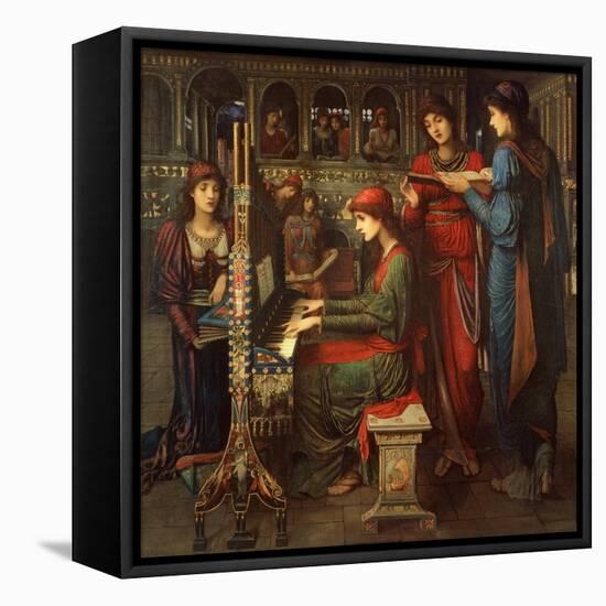St. Cecilia, 1897-John Melhuish Strudwick-Framed Stretched Canvas