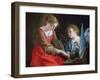 St Cecilia and an Angel, C1617-1618 and C1621-1627-Orazio Gentileschi-Framed Giclee Print