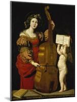 St. Cecilia, C. 1620-Domenico Zampieri-Mounted Giclee Print