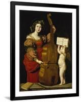 St. Cecilia, C. 1620-Domenico Zampieri-Framed Giclee Print