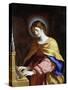 St. Cecilia, C.1649-Guercino (Giovanni Francesco Barbieri)-Stretched Canvas