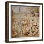 St. Cecilia Distributing Alms, C.1612-15-Domenichino-Framed Giclee Print