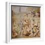 St. Cecilia Distributing Alms, C.1612-15-Domenichino-Framed Giclee Print