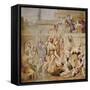 St. Cecilia Distributing Alms, C.1612-15-Domenichino-Framed Stretched Canvas